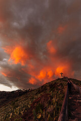 sunrise over the mountains