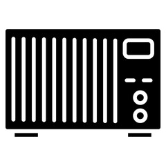 Heater Line Icon Style