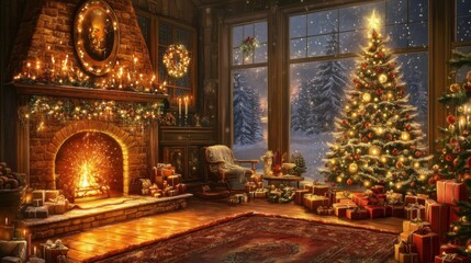 Fototapeta premium Wunderkerze - Sparkling New Year and Sylvester Celebration with a Festive Season Vibe