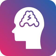 Schizophrenia Icon Style