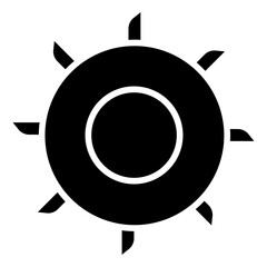 Circular Saw Line Icon Style