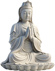 Guan Yin, the goddess of mercy, symbolizes compassion, healing, and divine protection for all beings. 
