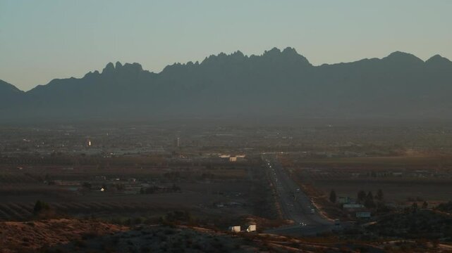 Las Cruces Telephoto Sunrise