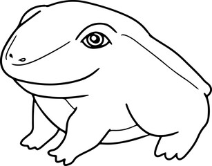 frog doodle reptiles