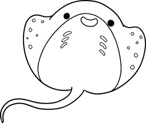 stingray doodle