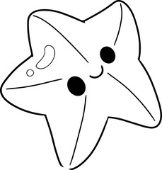starfish doodle