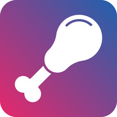 Cooked Ham Icon Style