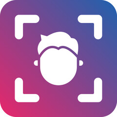 Face Recognition Icon Style