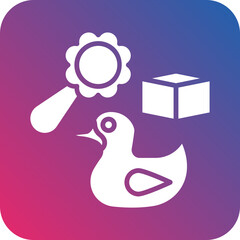 Baby Toy Icon Style