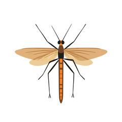 Very Simple flat 2D icon crane fly isolated on transparent background, vector, flat design, animation design, simple flat 2D icon, clipart