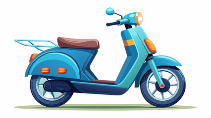 Obraz premium Electric scooter isolated on white background. eco transport. 3d rendering