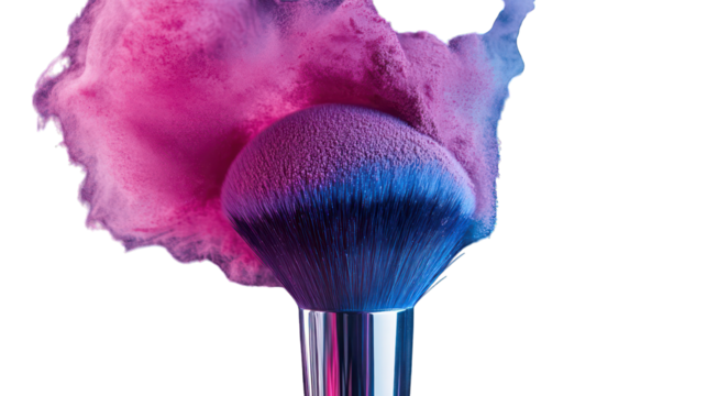 Face powder makeup brush --ar 16:9