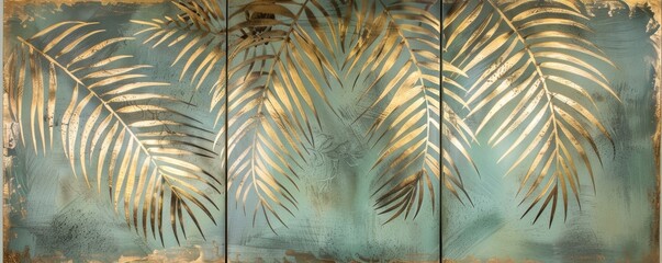 Elegant Palm Leaf Wall Art