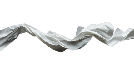 Flying white paper sheet, twisting --ar 16:9