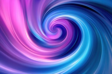 Obraz premium Colorful abstract swirl with vibrant patterns showcasing a dynamic blend of blue, purple, and pink in modern design