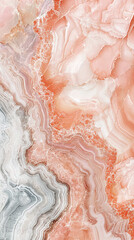 Fototapeta premium Flowing Elegance: A mesmerizing close-up showcases the intricate details of a natural stone surface.