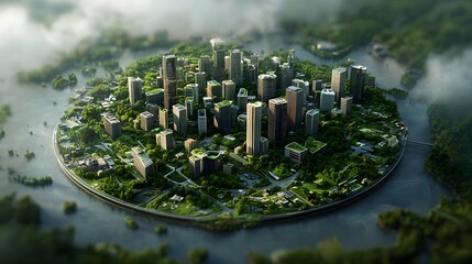 Detailed blueprint showcasing the innovative design of a future focused community centric smart city with sleek and sustainable urban architecture cutting edge energy infrastructure