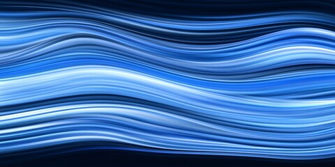 Abstract blue waves creating a modern and elegant background