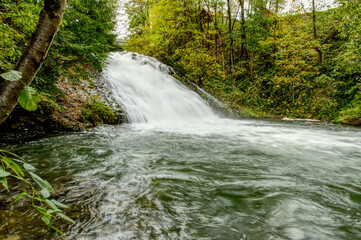waterfall in the forest © Karolina