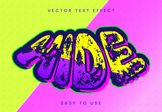 Hide Text Effect Design