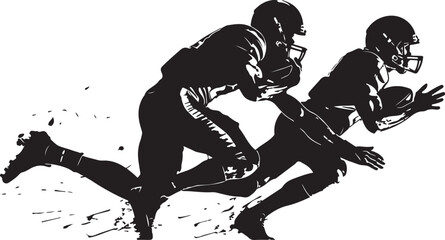 American Football Action Silhouettes Bundle   Seahorse Silhouettes & Ornamental Patterns