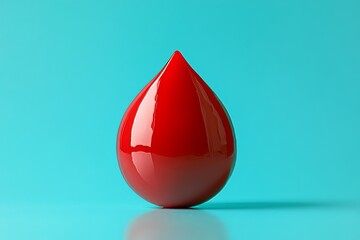 Raising awareness for World Hemophilia Day with a striking red blood drop icon and impactful hashtags