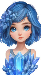 cartoon cute Lapis character illustration