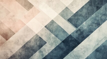 Fototapeta premium Abstract Geometric Background with Diagonal Lines, Textured Surface, and Muted Colors.