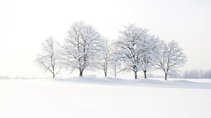 Fototapeta premium Winter snowdrift white background. Generative AI
