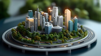 Highly detailed and cinematic blueprint showcasing the innovative design of a future focused community centric smart city with sleek architecture cutting edge sustainable energy infrastructure