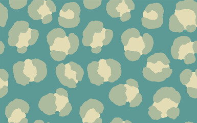 Abstract modern leopard seamless pattern. Animals trendy background. Color decorative vector stock illustration for print, card, postcard, fabric, textile. Modern ornament of stylized skin.