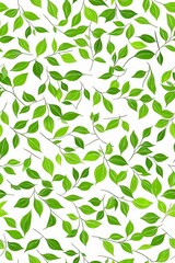 Vertical Summer leaf fashion style. Spring floral seamless pattern.