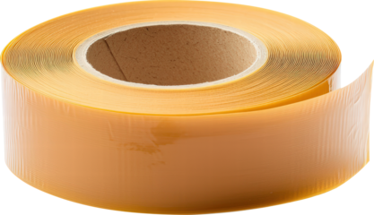 Roll of transparent adhesive tape