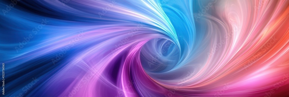 Aufkleber colorful swirling patterns create a dynamic abstract design balanced at the golden ratio point, show