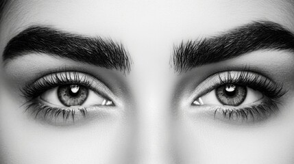 Fototapeta premium Close up of expressive eyes