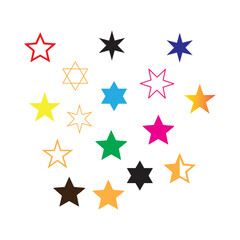 Gradient Star Icons for Modern and Trendy Designs