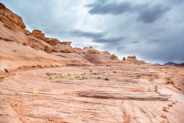 Fototapeta premium Sandstone landscape close to Page, Arizona, USA