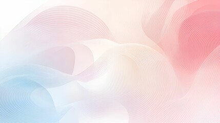 Fototapeta premium A soft, abstract background featuring gentle waves of pastel colors, evoking a sense of calm and tranquility.
