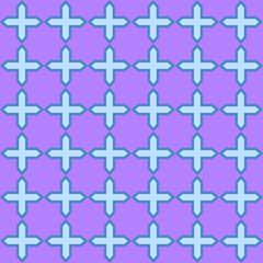 Obraz premium blue blocks pattern vector image for background or project 