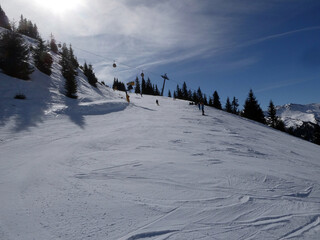 Skifahren in Saalbach Hinterglemm Leogang