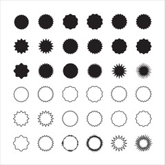 Abstract Shape Icons for Creative and Artistic Projects