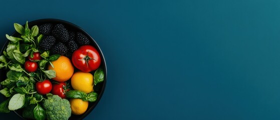 Farm-to-Table Minimalist Fresh Produce Composition Vibrant Seasonal Harvest Showcase for Culinary Wellness and Sustainable Local Food Marketing