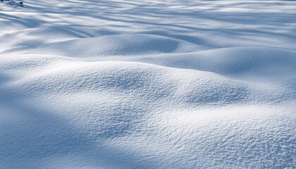  Snow-Covered Ground Texture with Soft Shadows