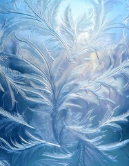  Frosted Glass Texture with Soft White Highlights