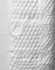 Naklejka premium White Paper Towel Texture with Absorbent Pattern