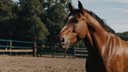 Obraz premium Marvelous Mare Image showcasing Raw Power