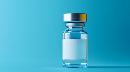 Transparent pill bottle with silver cap