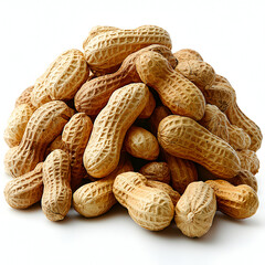 Fototapeta premium Organic Raw Peanuts: Healthy Protein-Packed Snack Closeup for Wellness and Nutrition