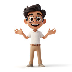 3d cartoon man