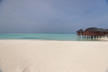 Amazing beach in the Maldives. Day time